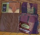 Fall Harvest Kitchen Set Tabel Cloth Oven Mitt Hot Pads Brown 