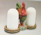 Rooster Chicken Salt & Pepper Shakers Figurines Farm Country Kitchen Decor New 